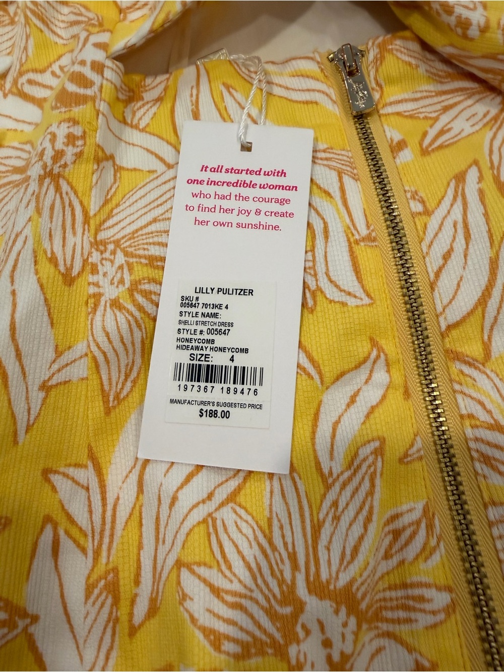 Lilly Pulitzer Honeycomb Hideaway Shelli Stretch Dress - Picture 3 of 7
